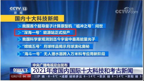 深海一號能源站 大國重器屢創紀錄，能源科技鑄就深海夢想